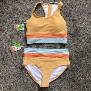 NWT Nani Swimwear Textured Swimsuit Size L